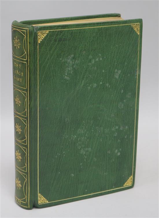 Drummond, W.H. - The Large Game and Natural History of South and South East Africa, green morocco,